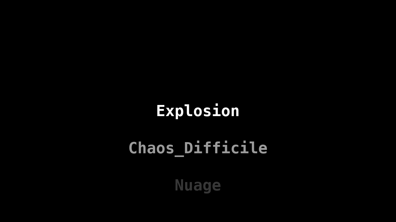 menu multi niveaux